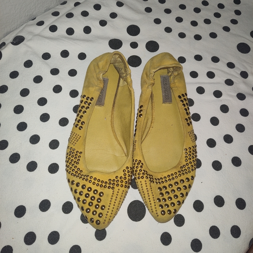 🔥Kelsi Dagger Leather Flats - Picture 2 of 6